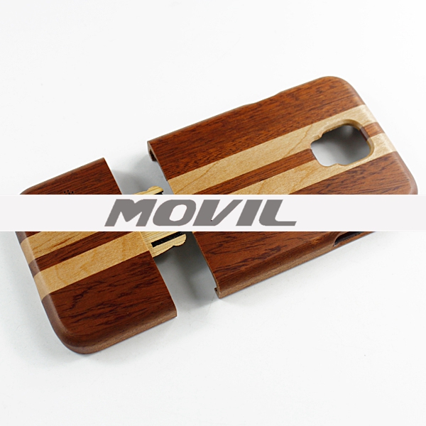 NP-2386 Funda de auténtica madera de bambú para Samsung Galaxy S5-4